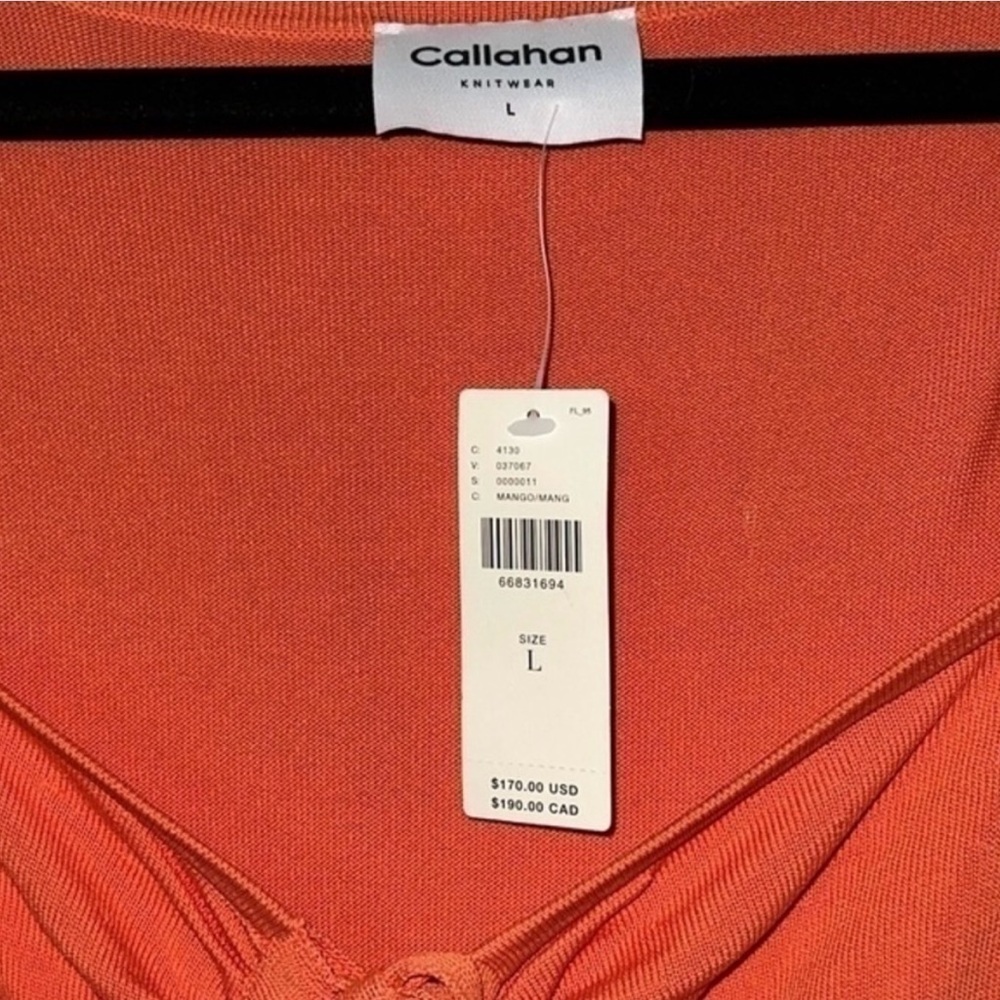 Anthropologie Orange Midi Dress - Picture 7 of 12